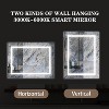 32x24 Inch LED Bathroom Mirror, Front & Backlit Vanity Mirror, Anti-Fog, Memory Function, Adjustable Light (3000K-6000K), Wall Mounted - 4 of 4