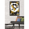 Trends International NHL Pittsburgh Penguins - Maximalist Logo 23 Framed Wall Poster Prints - 2 of 4