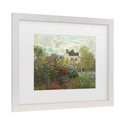 Trademark Fine Art - Claude Monet 'Artist's Garden In Argenteuil'