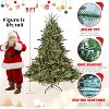Natural-Looking Artificial Christmas Tree - Hinged Spruce Douglas Fir, PE+PVC Material, Christmas & New Year Party Decoration - 3 of 4