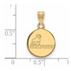 Black Bow Jewelry 14k Yellow Gold Samford Bulldogs NCAA Small Pendant - 2 of 3