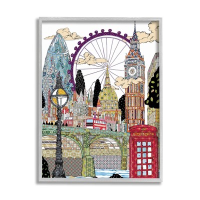 Stupell Industries London England Landmarks Intricate Arabesque Patterns