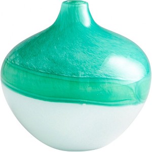 Cyan Design - Iced Marble - Medium Vase - 8.5 Inches Wide By 8.25 Inches High - 1 of 1