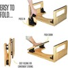 Toilet Stool, Potty Stool, Toilet Foot Stool Waterproof and Non Slip Bamboo Toilet Stool Toilet Ottoman - MedicalKIngUsa - 3 of 4