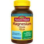 Nature Made Magnesium Citrate 250mg Muscle, Nerve, Bone & Heart Support Supplement