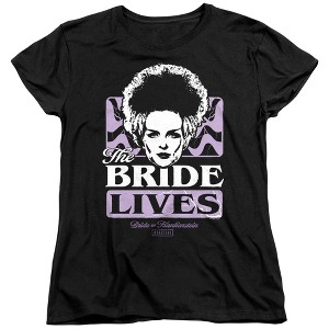 Women's Universal Monsters Bride Of Frankenstein Lives T-Shirt - 1 of 4