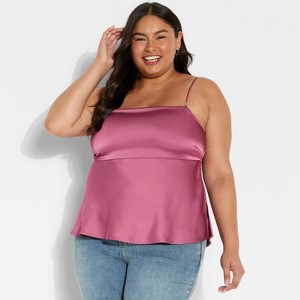 Women's Satin Camisole - Wild Fable™ - 1 of 3