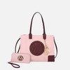 MKF Collection Louise Women’s Tote Bag and Wallet Set by Mia K- Blush Burgundy - 2 of 4
