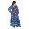 Avenue Women's Plus Size Willow Border Maxi Dress - 4 of 4
