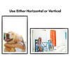 Americanflat Aluminum 12x18 Poster Frame with Shatter-Resistant Glass, Use as 11x17 Frame with Mat or 12x18 Frame Without Mat, Black - 4 of 4