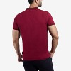 CULTURA Men's Short Sleeves 100% Cotton Polo With Jaquard Rib And Chest Rib Pocket - 2 of 4