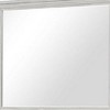 Royal Hampton Dresser Mirror, Beveled Glass, 38x44 Rustic White Solid Wood Frame - 4 of 4