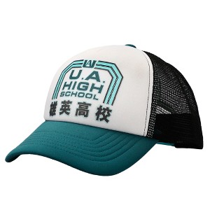 My Hero Academia UA Academy Logo Foam White Trucker Hat - 1 of 4