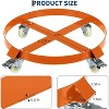 Acekool 1000LB Drum Dolly - 55 Gallon Barrel Cart w/ Brakes, 4 Swivel Casters, Industrial Caddy for Warehouse & Garage - 2 of 4