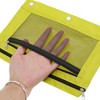 Unique Bargains Pencil Case for 3 Ring Binder Double Layer Smooth Zipper for Folders - 3 of 4