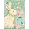 Briarwood Lane Garden Flag 12x18 For Outdoor Easter Bunny and Tulips Primitive For Easter Garden Flag Flags For Outside - 3 of 4