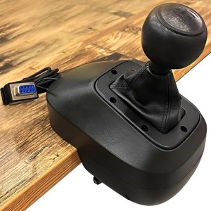 NBCP Gear Shifter for Logitech G29 Driving Force – High-Performance Six-Speed H-Pattern Shifter with Push-Down Reverse - 1 of 4