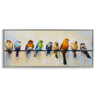 Stupell Industries Modern Birds Perched, 30" x 13"