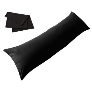Itopfox Soft Long Body Pillow with Breathable Pillowcase for Adults - Full Body Support for Sleeping, Nursing, and Relaxation - 1 of 4