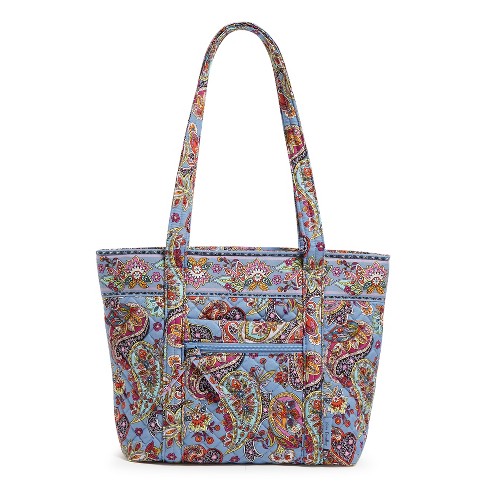 Vera Bradley Women's Cotton Overnight Travel Tote Bag Provence Paisley