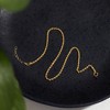 Pure Collection by Ross-Simons Italian 1.6mm 14kt Yellow Gold Rope-Chain Anklet Size 9 - 3 of 4