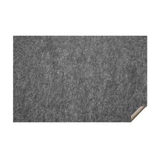 VEVOR - Slip-Resistant Rug Pad - Protective Cushioning Carpet Pad - 5' x 8' - 1/4"Thick - Dual Surface - Polyester Felt + Latex - Gray - 1 of 4