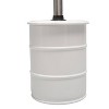 Modern Ridged Metal Toilet Brush White - Elle Décor: Stainless Steel & Polypropylene, 15.75" Tall Bathroom Accessory - 4 of 4