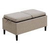 Designs4Comfort Magnolia Storage Ottoman with Trays - Breighton Home - 2 of 4