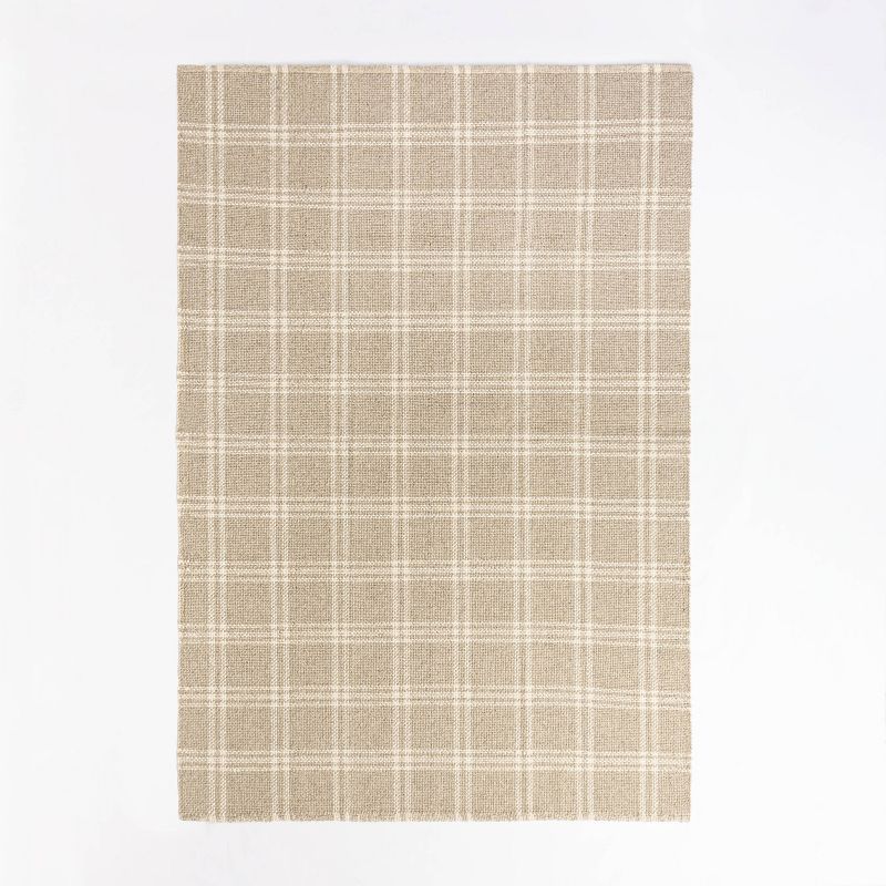 Cottonwood Hand Woven Plaid Wool/Cotton Area Rug - Threshold™ designed with Studio McGee, 1 of 16