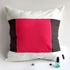 Slickblue Contemporary Design Knitted Fabric Throw Pillow Cushion 19.7"x19.7" - Down Alternative, 4 Options Available - 4 of 4