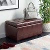 Manhattan Small Storage Ottoman - HUD4201 - Safavieh Couture - 2 of 4