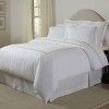 Pointehaven 300 TC Percale 100% Long Staple Cotton Double Satin Stitch Pillow cases pair - 4 of 4