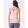 INSPIRE CHIC Women's Camisole V Neck Sleeveless Cami Undershirt Spaghetti Strap Tank Pajama Tops - 4 of 4