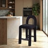 Meridian Furniture,Amari Chenille Fabric Stool - 2 of 4