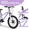 Whisen 20" Kids Mountain Bike with Double Disc Brake, Height-Adjustable Mountain Bike Saddle & Handlebar - 3 of 4