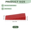 Unique Bargains ABS Anti-Slip Mini Size Wide Applications Door Stop 6 Pcs - 2 of 4