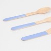 Meri Meri Cornflower Blue Wooden Cutlery Set (Pack of 24) - 3 of 3