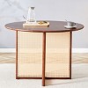 Dining Table Rustic with Faux Rattan Legs and Anti-Slip Feet for Dining Room 42in-3irtyhousy - 2 of 4