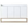 DOMETOUR Modern Sideboard Buffet Cabinet with Large Storage Space Pantry Cabinet for Dining Room - 2 of 4