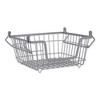 Metal Basket Cool Gray Square Small 11X11X6 - 2 of 4
