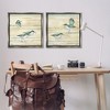 Stupell Industries Sandpipers Abstract Water Shoreline, 25" x 25" - 2 of 4