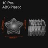Unique Bargains Clear Fillable Star Shaped DIY Craft Hanging Plastic Balls - 2 of 4