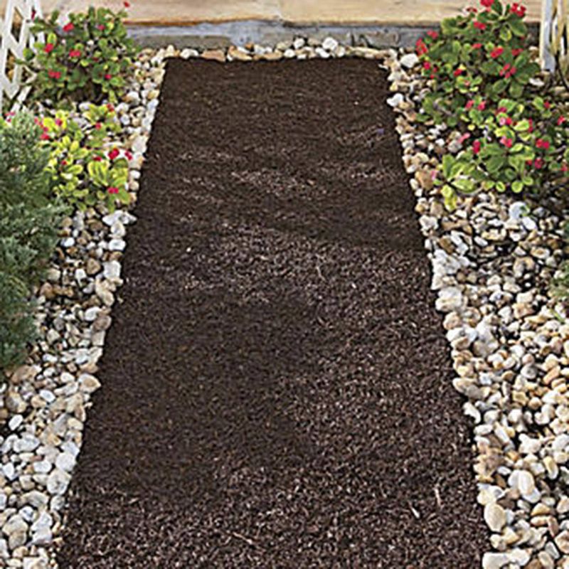 Reversible Rubber Mulch Landscaping Mat Red/Brown - Backyard Expressions, 4 of 7