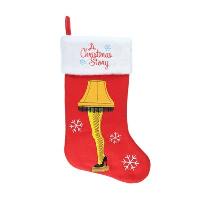 A Christmas Story Applique Holiday Stocking 20"