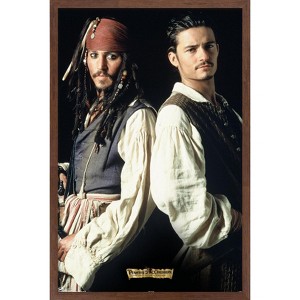Trends International Disney Pirates of the Caribbean: The Curse of the Black Pearl Framed Wall Poster Prints - 1 of 4