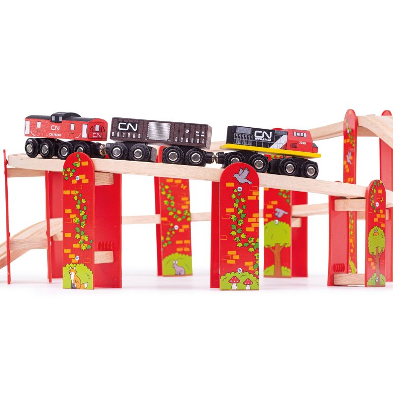 Bigjigs Rail High Level Track Expansion Pack, 3 of 7