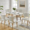 Leticia Mid-century Modern Wingback Dining Chair with Solid Wood Legs Set of 6|ARTFUL LIVING DESIGN-Grey - 2 of 4
