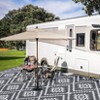 Outdoor Rug Waterproof Plastic Straw Rug UV-Resistant Reversible Mat for Camping RV Porch Deck Balcony Beach - 4 of 4