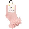 Memoi Girls' Floral Halo Cotton Anklet Socks - 3 of 4