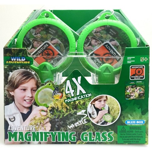 Toy magnifying store glass target